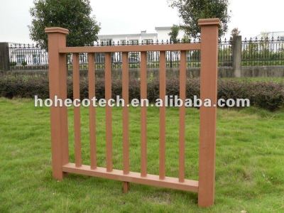 High recyclable and Water resistant wpc (Wood plastic composite) wpc stair railing/garden railing/playground railing/guard rails