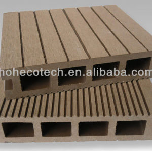 Anhui Ecotech WPC hollow outdoor decking 140*30mm CE Rohus ASTM ISO 9001 approved