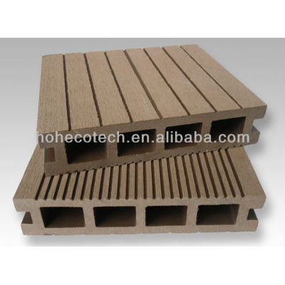 Anhui Ecotech WPC hollow outdoor decking 140*30mm CE Rohus ASTM ISO 9001 approved
