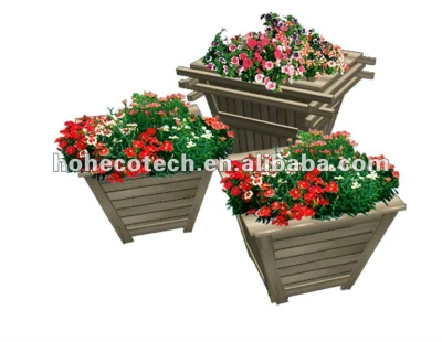 Garden wood plastic composite flower box