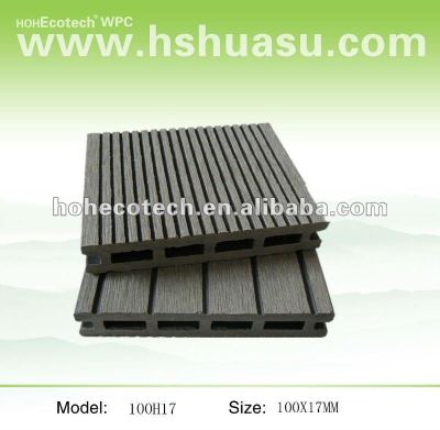 100*17mm Outdoor flooring Hollow light WPC decking