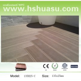 wood plastic composite outdoor flooring