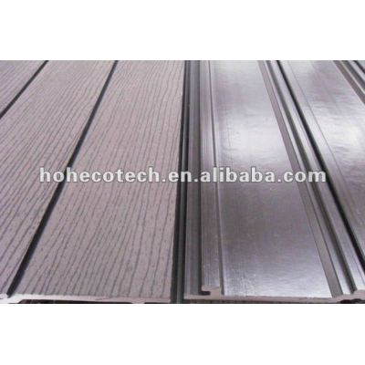 Eco-friendly waterproof plastic wood composite wall cladding/outdoor wall panels