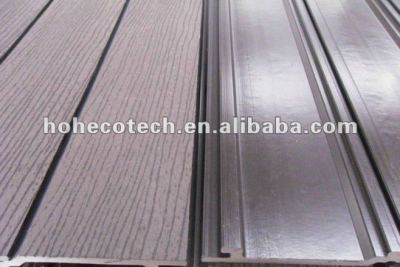 Eco-friendly waterproof plastic wood composite wall cladding/outdoor wall panels