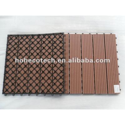 decking/floor tile eco-friendly wood plastic composite