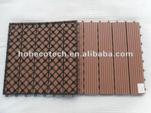 decking/floor tile eco-friendly wood plastic composite