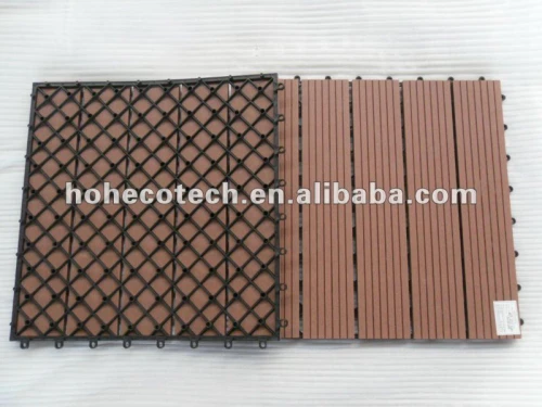 Decking/pavimento eco - amichevole in legno composito di plastica