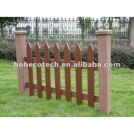 Good design wood look composite garden fence