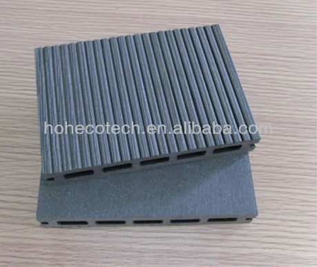 Anhui Ecotech WPC hollow outdoor decking 145*22mm CE Rohus ASTM ISO 9001 approved