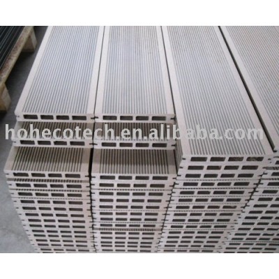 Exterior deck tiles--WPC materials