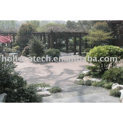WPC(Wood Plastic Composites) Flooring For Garden using