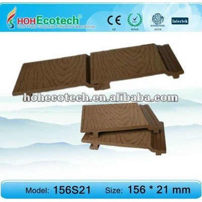Eco-friendly popular plastic wood composite wall cladding/outdoor wall panels