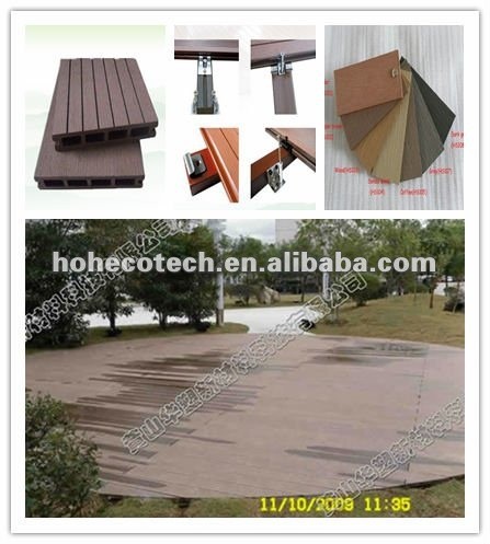 Durable wood and Plastic Composite Flooring/decking(waterproof/Wormproof/Anti-UV/Resistant to rot and mold )