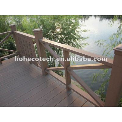 Wood plastic composite wpc outdoor railing guard rails/river bank railing