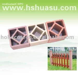 wpc wood plastic composite fencing/.railing post