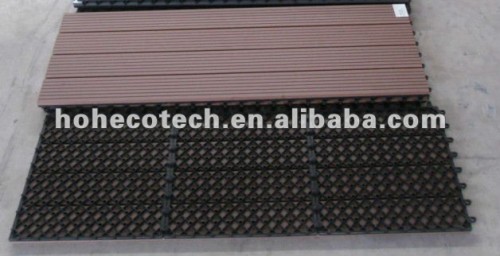 300x600mm 300x900mm DIY wood plastic composite decking wpc tiles