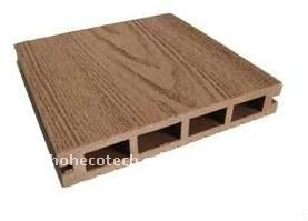 Le decking respectueux de l'environnement de WPC couvre de tuiles le decking composé en plastique en bois de wpc de plancher