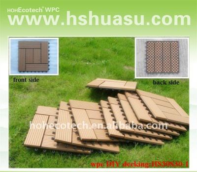 WOOD PLASTIC COMPOSITE diy tile- skid resistance