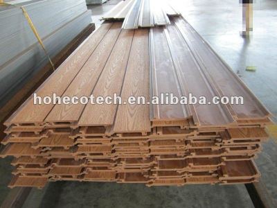 Eco-friendly popular plastic wood composite wall cladding/outdoor wall panels