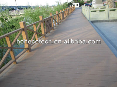 UV resistant Outdoor wpc co-extrusion decking wpc composite decking