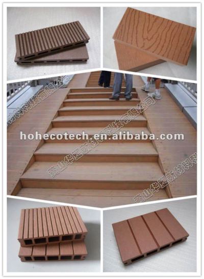 High strength waterproof wpc(plastic wood composite) decking floor