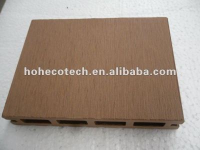 100% recycled wpc outdoor hollow decking (wpc flooring/wpc wall panel/wpc leisure products)