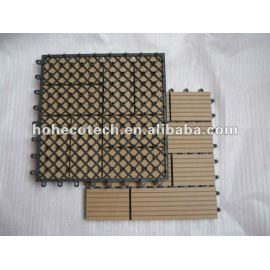 Carrelages composés en plastique en bois de decking/tuile décorative de /bathroom de tuile de DIY