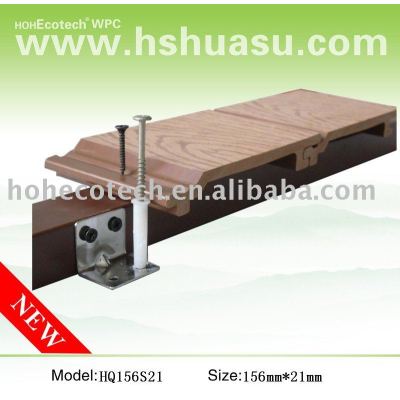 eco-friendly popular plastic wood composite wall cladding/outdoor wall
