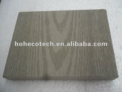 100% recycled wpc outdoor solid decking (wpc flooring/wpc wall panel/wpc leisure products)