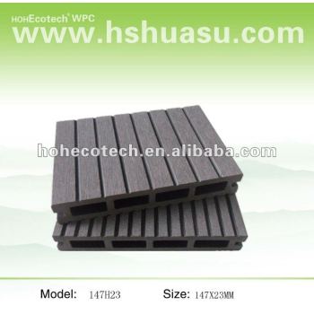 ecotech hoh di alta qualità di polietilene ad alta densità decking di wpc