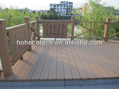 Co-extrusion WPC decking plastic composite decking/flooring