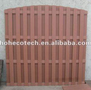 Cedar color WPC fencing panels/fence boards