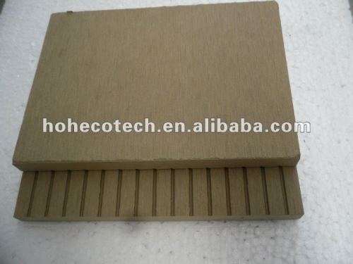 100% recycled wpc outdoor solid flooring (wpc decking/wpc wall panel/wpc leisure products)