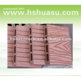 various color wpc plank road decking/composite decking/HOHEcotech wpc decking hollow wood