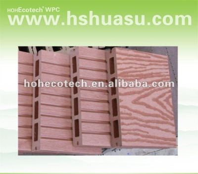 various color wpc plank road decking/composite decking/HOHEcotech wpc decking hollow wood