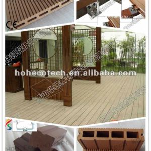 Eco-friendly wood plastic composite deck