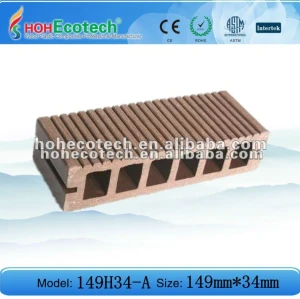 Wpc piano decking esterno utilizzando - materiale da costruzione