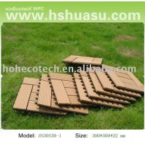 plastic wood outdoor decking tile/diy tile/flooring
