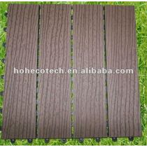 Decking/floor tile eco-friendly wood plastic composite