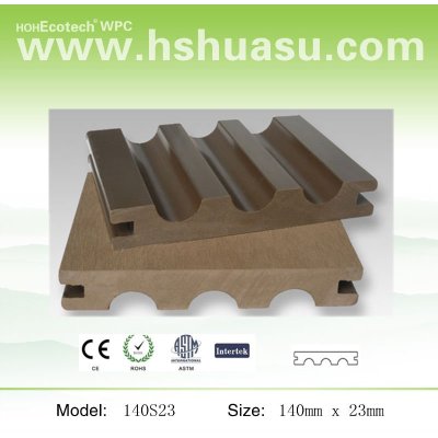wood plastic composite decking
