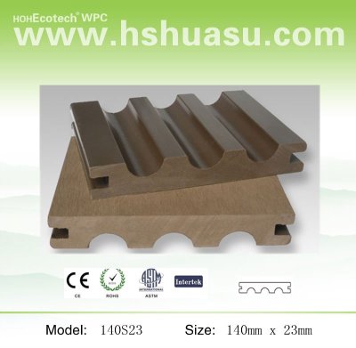 wood plastic composite decking