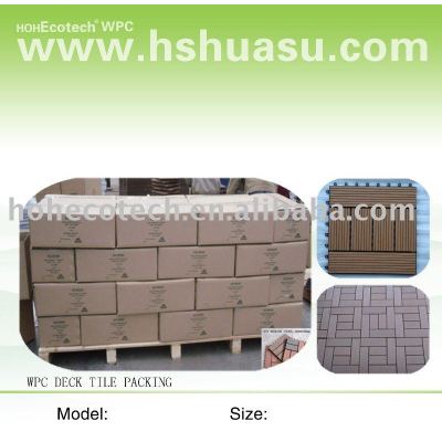 DIY WPC decking tiles--packing