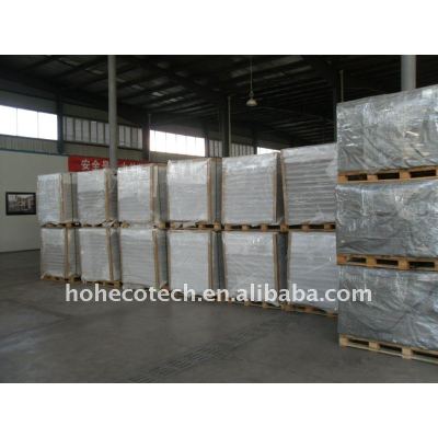 Pallet package of construction material WPC wood plastic composite decking/flooring wpc decking