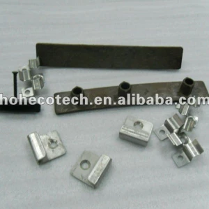 Benvenuto ecofriendly wpc decking clip accesorries e vite fine clip di fissaggio in legno composito legno decking wpc/pavimentazione