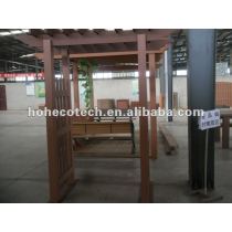 wood plastic cmposite garden gazebo/pergola/pavillion for ourdoor furniture