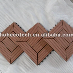 Wood plastic composite WPC terrace floor tiles/DIY tile/decking tiles board/bathroom tile