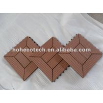 Wood plastic composite WPC terrace floor tiles/DIY tile/decking tiles board/bathroom tile