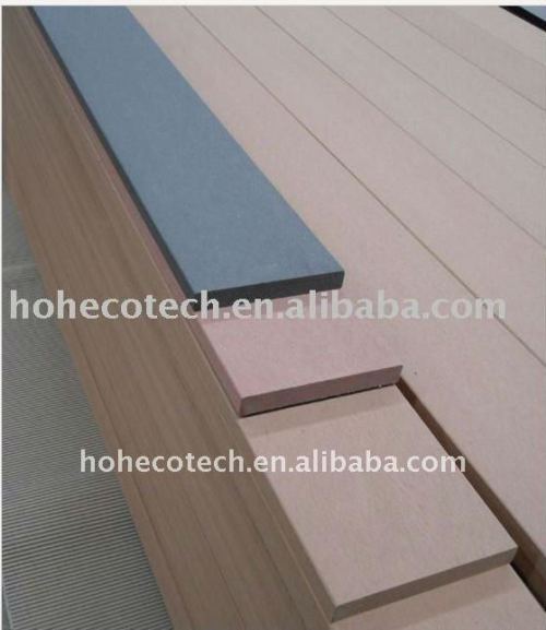 WPC ! decking extérieur du plancher WPC/bois de construction en bois composé Bois-Plastique de plancher (CE, ROHS, ASTM, Intertek)