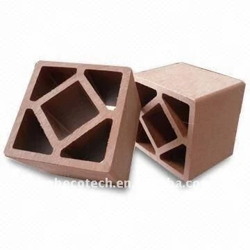 120*120mm CUSTOM-LENGTH deck railing /stair railings Wood Plastic Composites fencing
