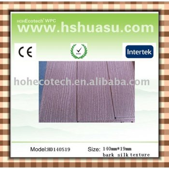 Outdoor solid wood composite flooring/grooved wpc terrace flooring(CE ROHS ASTM ISO9001)